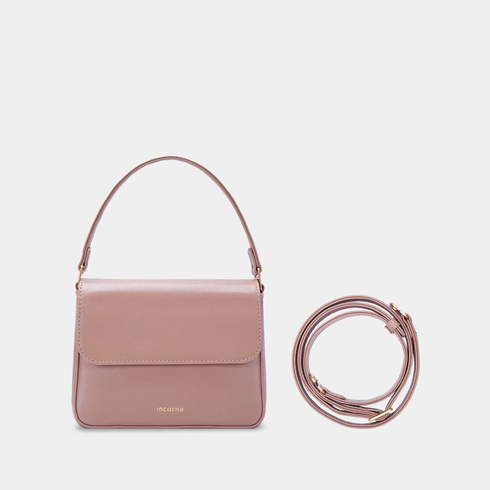 Fancy Women's Bag, Mocha - INCARNE® Global