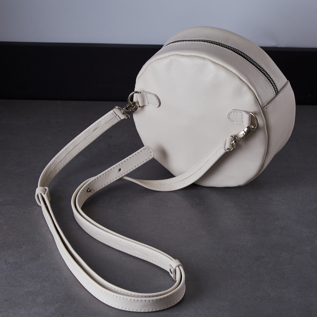 New Harley round crossbody bag in Gallant and Aksa leather