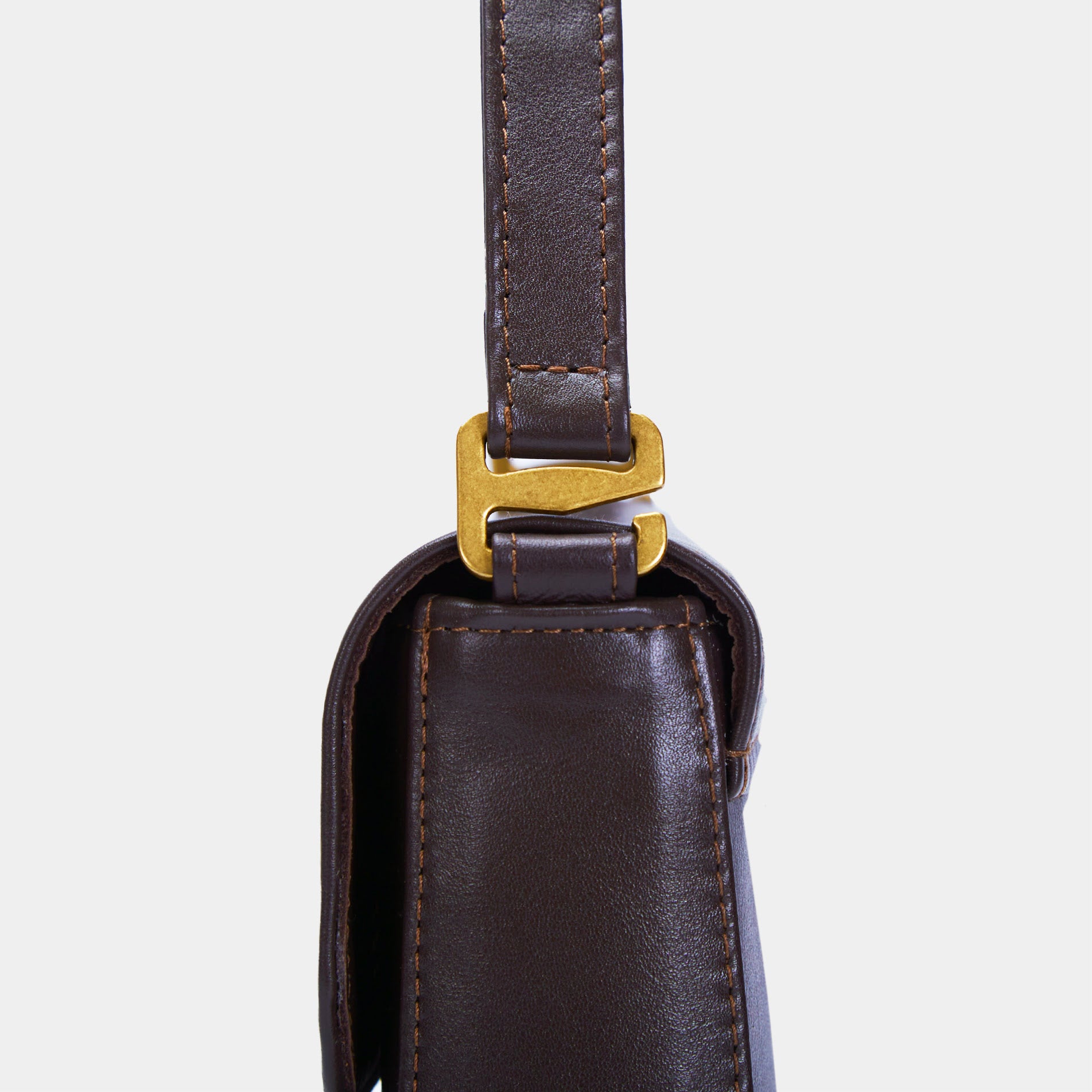 Elegantna ženska torba, čokoladna