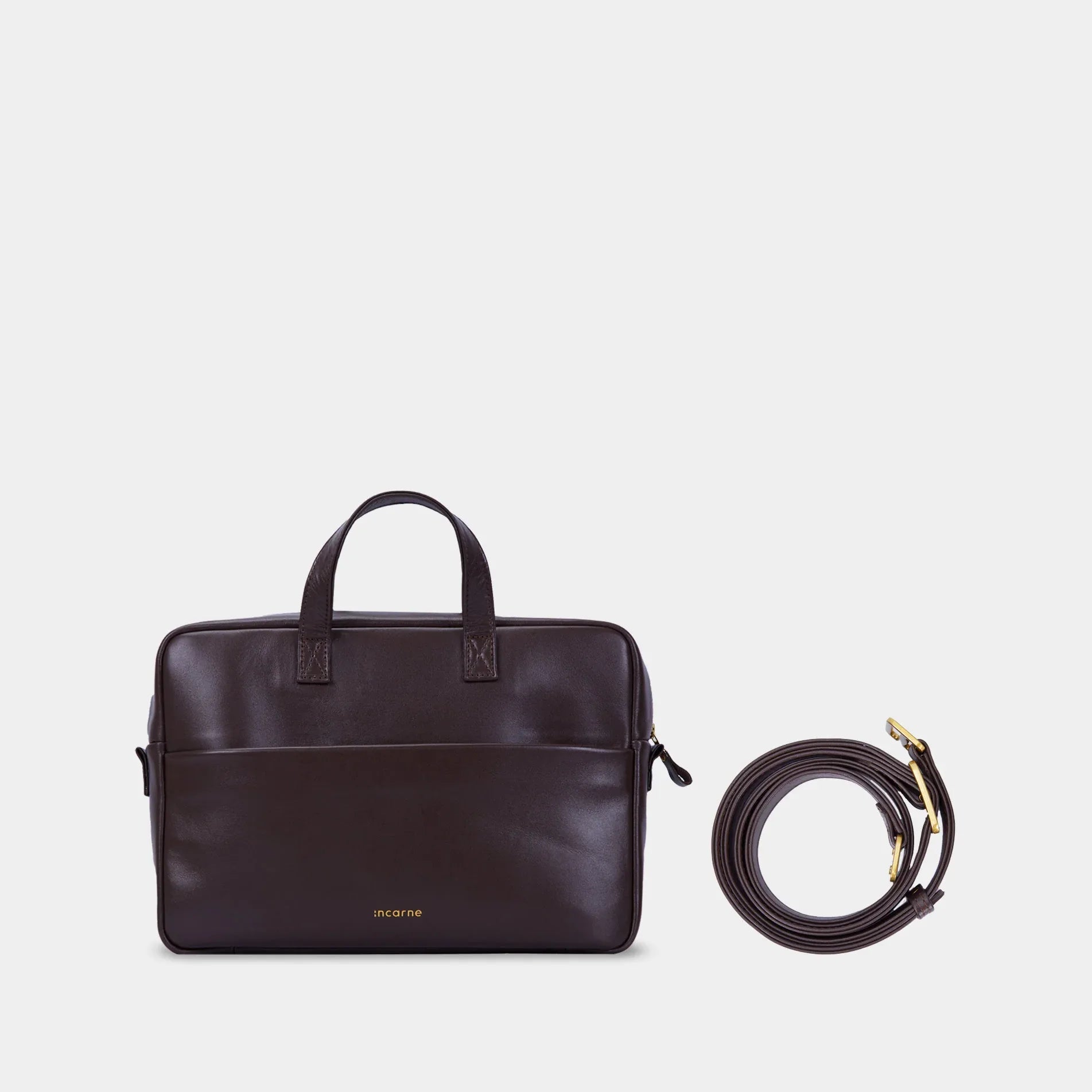 Brief Bag, Chocolate - INCARNE® Global