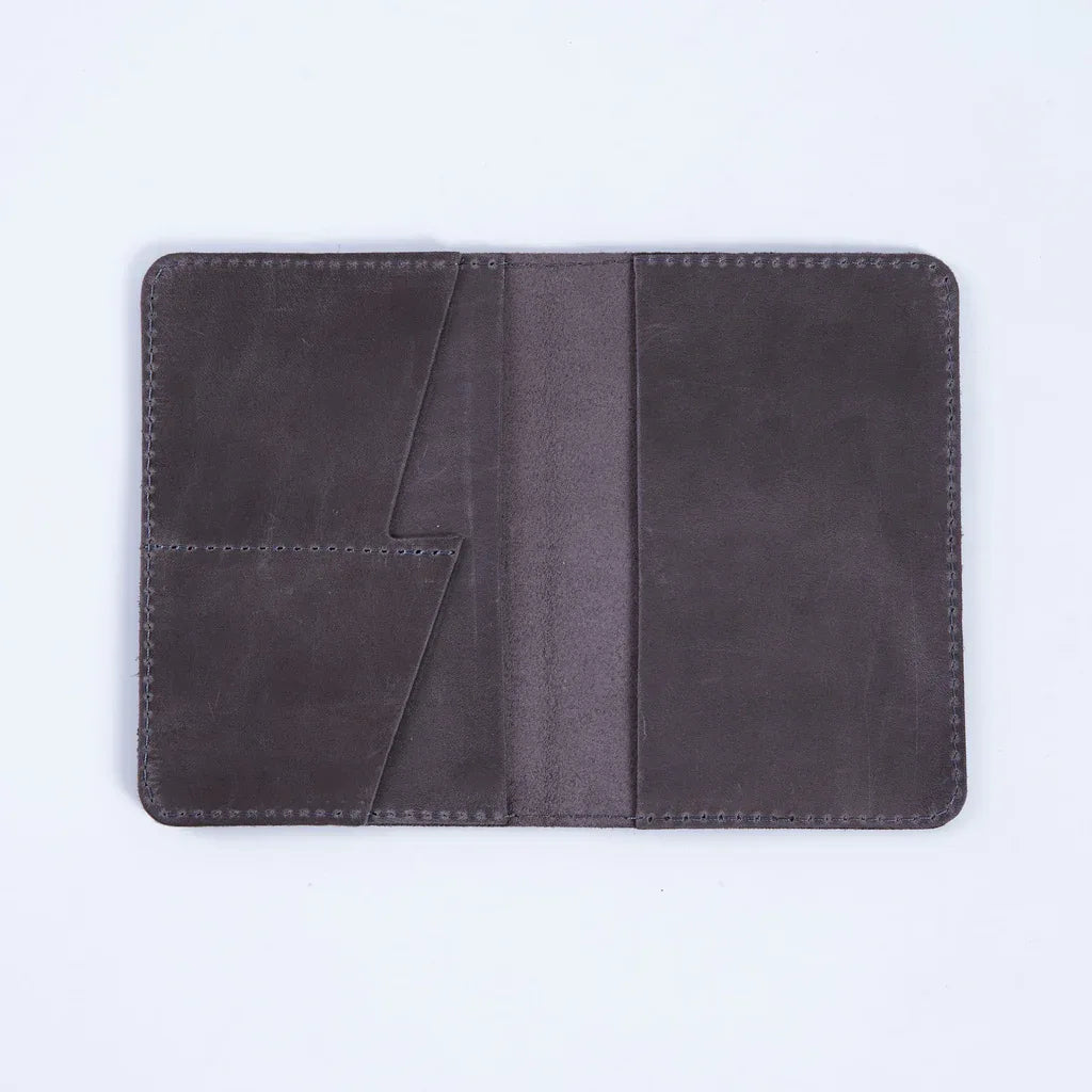 Passport cover with the national symbol of Canada мade from vintage leather - INCARNE® Global