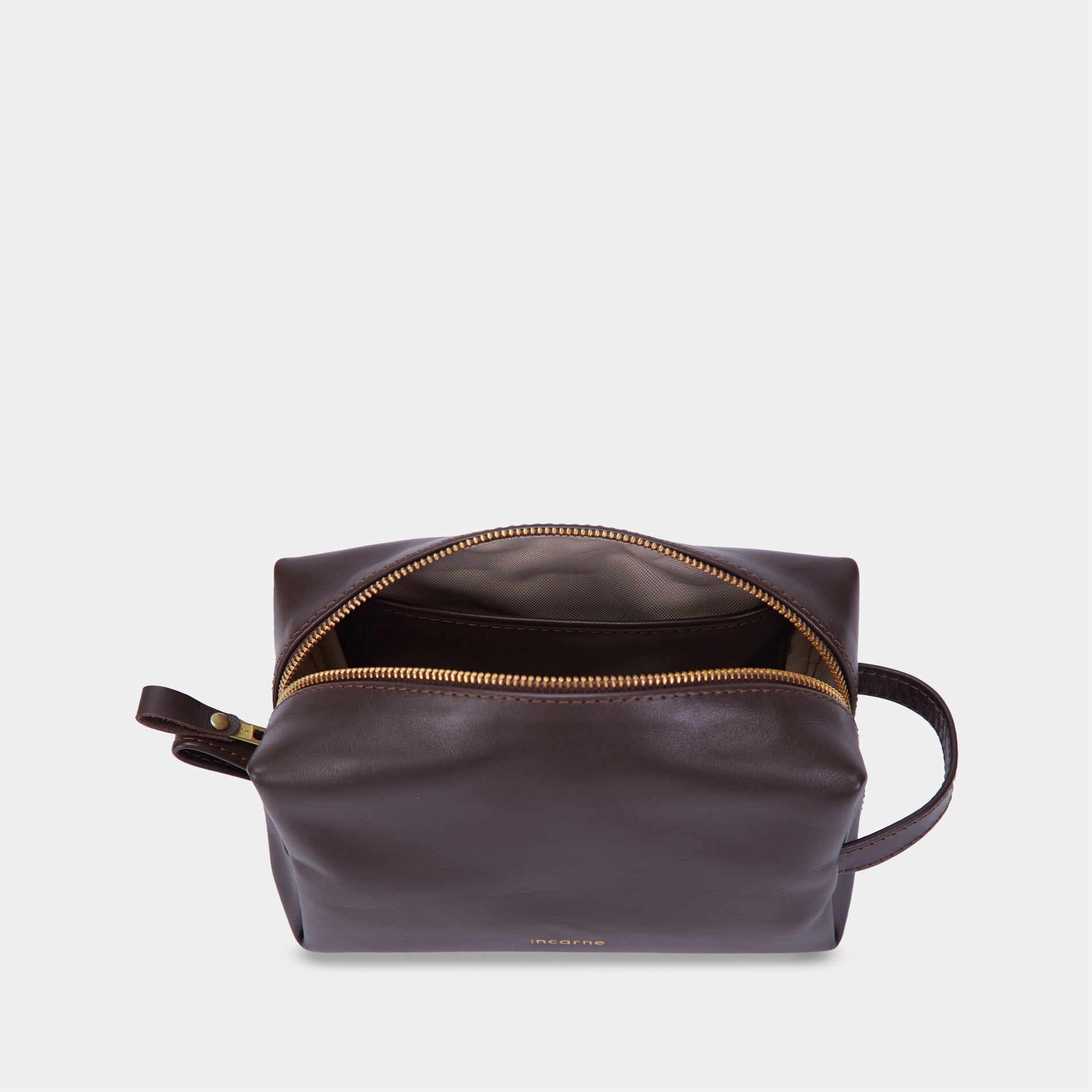 Mirage Medium Cosmetic Bag, chocolate