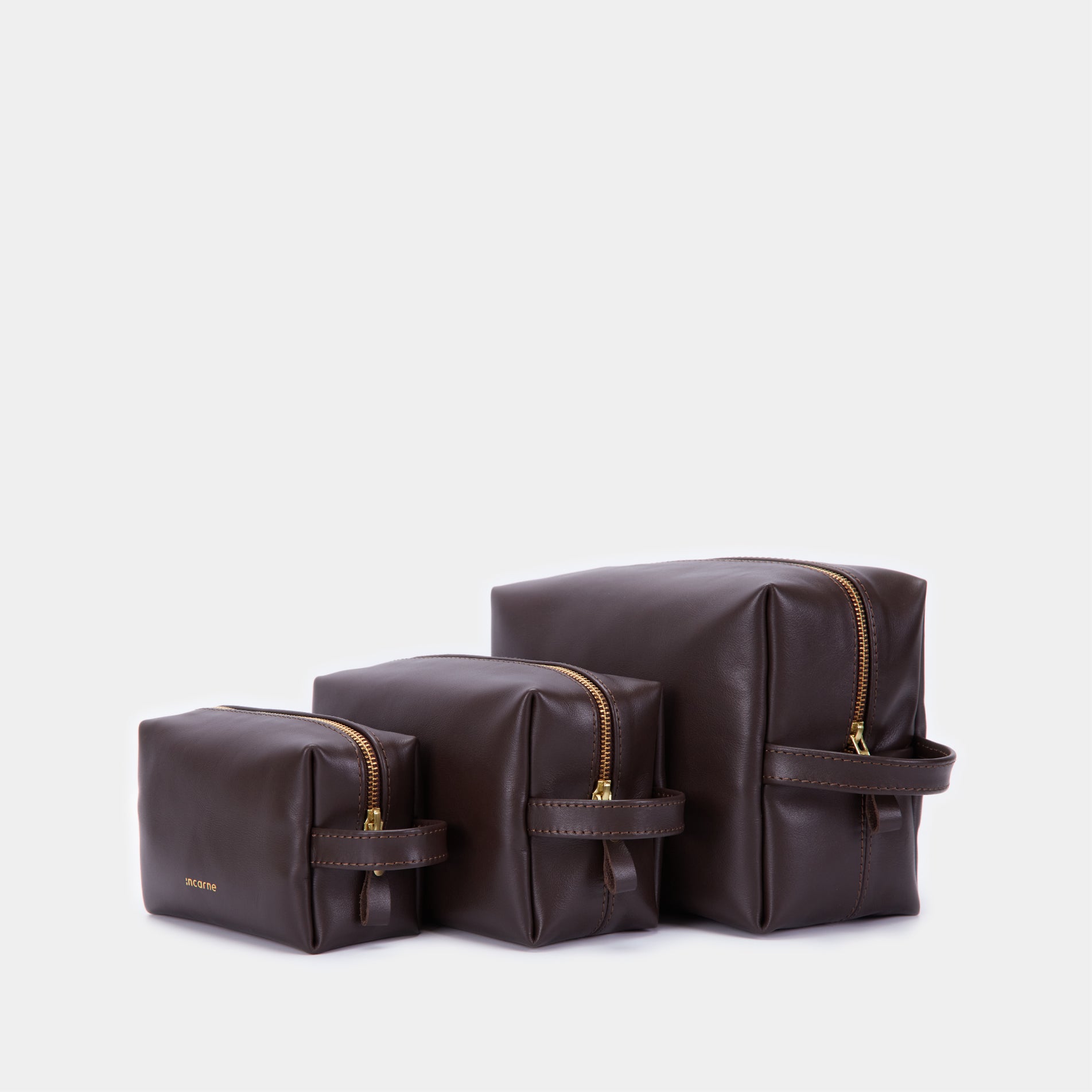 Mirage Medium Cosmetic Bag, chocolate