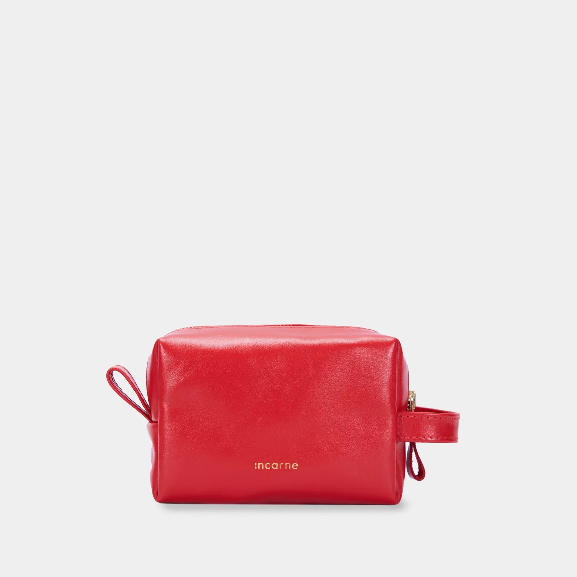 Mirage Small Cosmetic Bag, red - INCARNE® Global