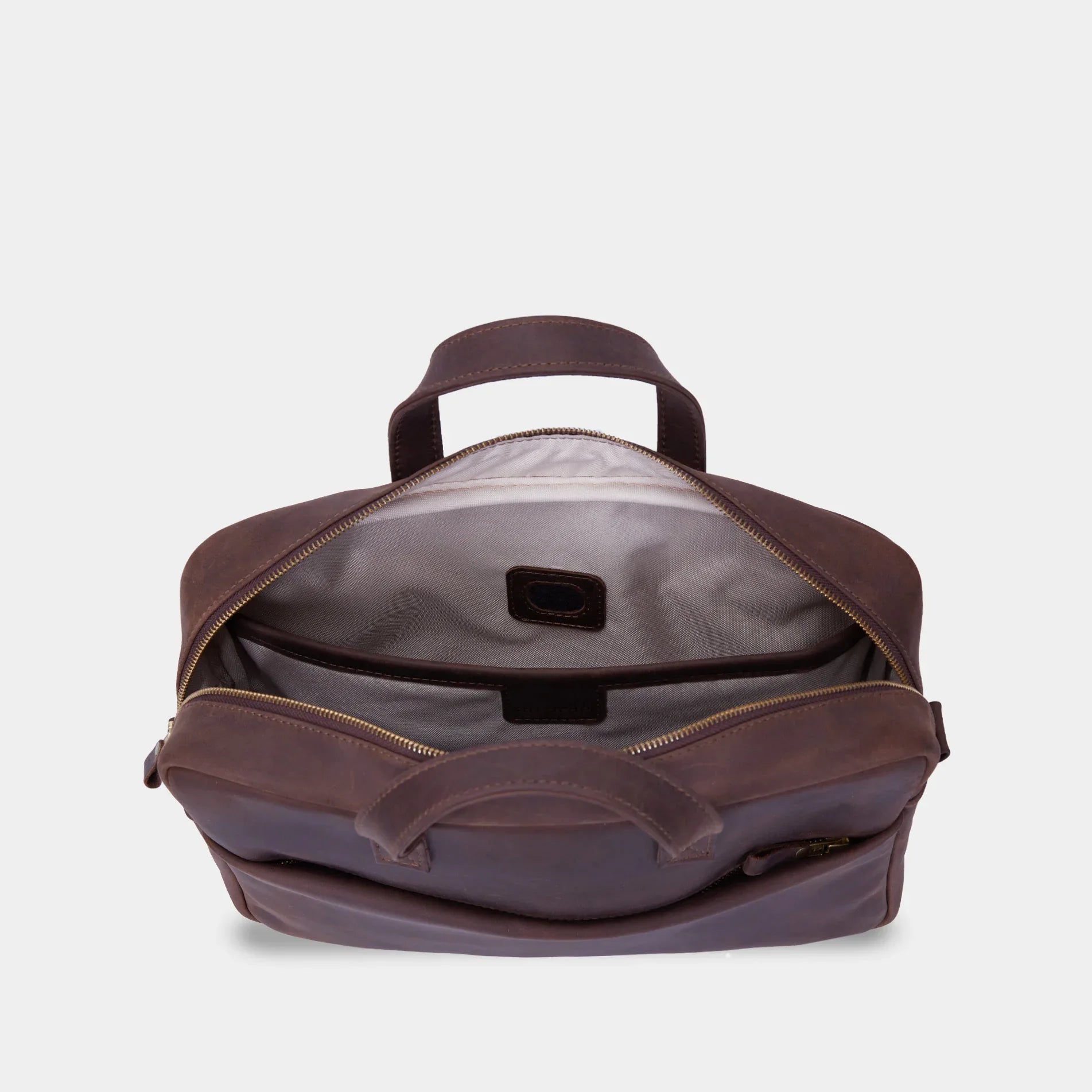 Brief Bag, Brown (vintage) - INCARNE® Global
