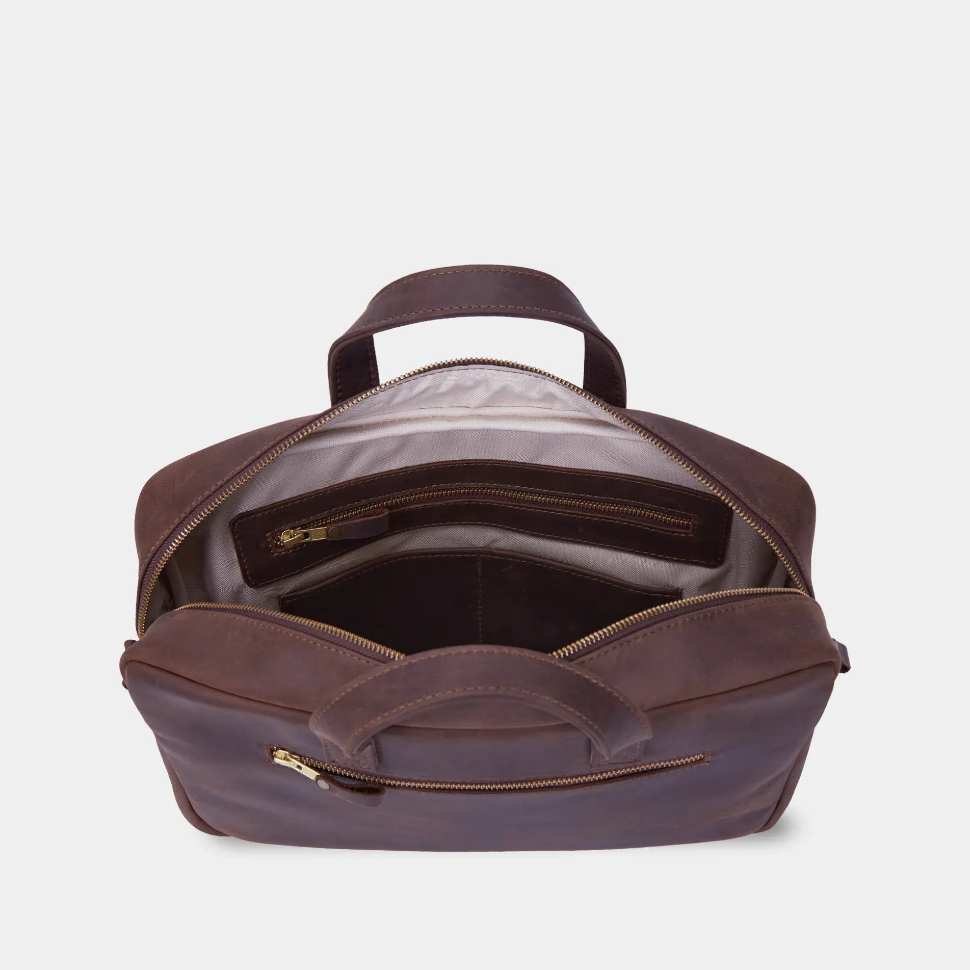 Brief Bag, Brown (vintage) - INCARNE® Global