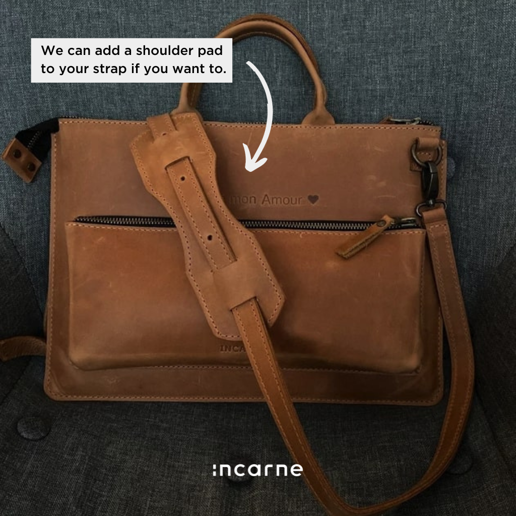 Shoulder strap to your bag or sleeve