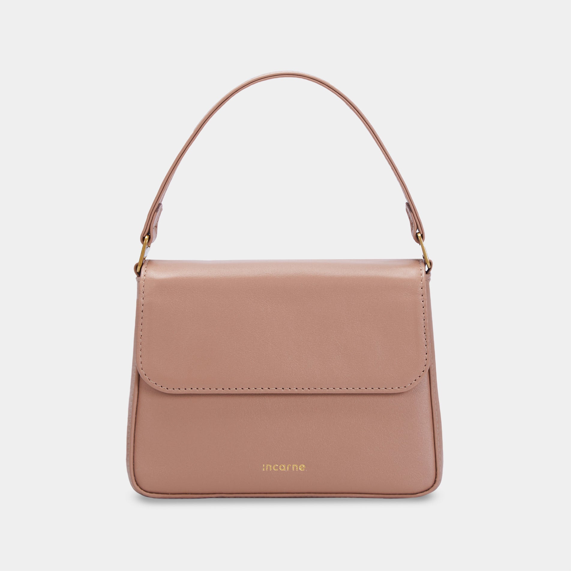 Elegancka damska torebka, Latte