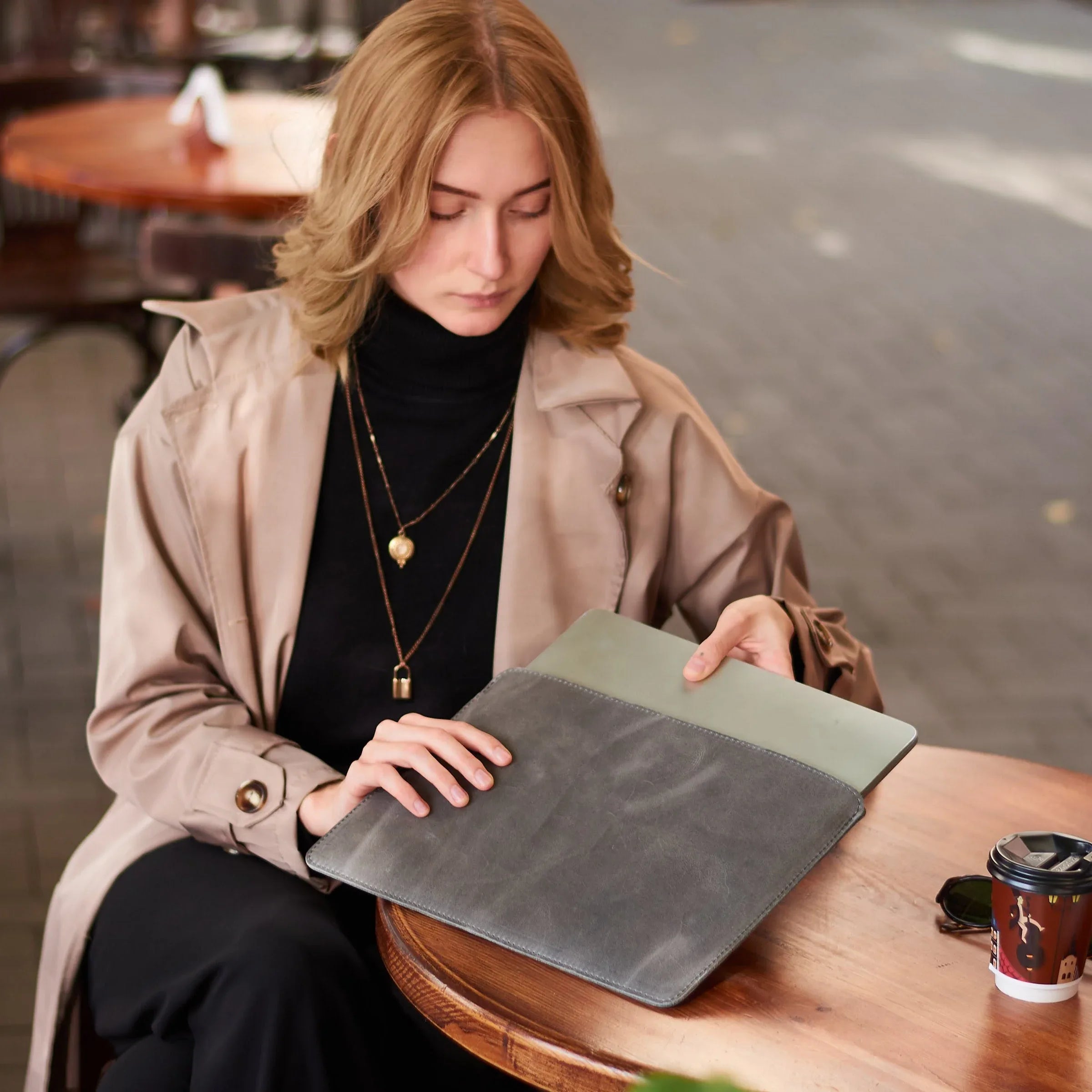 Gamma Plus Laptop Sleeve, Gray (vintage) - INCARNE® Global