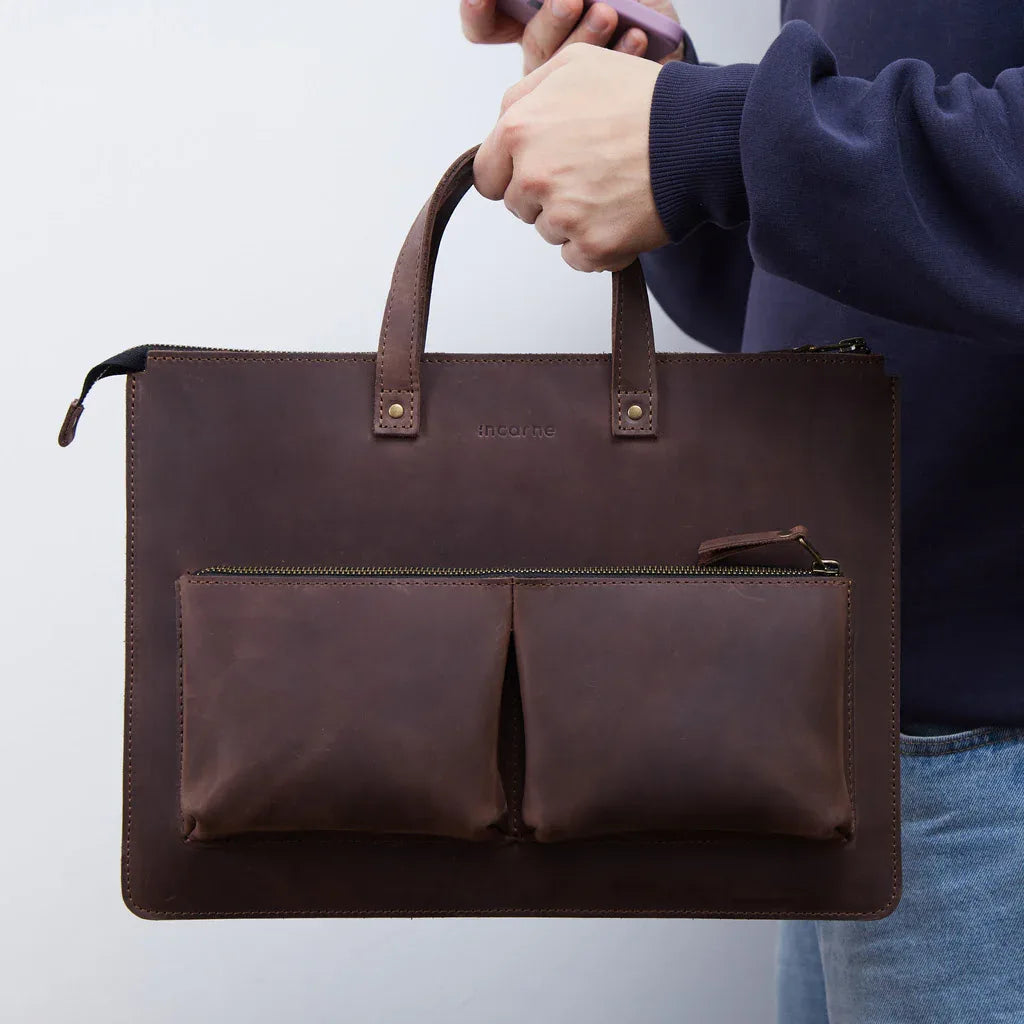 Brave Leather Laptop Sleeve - INCARNE® Global