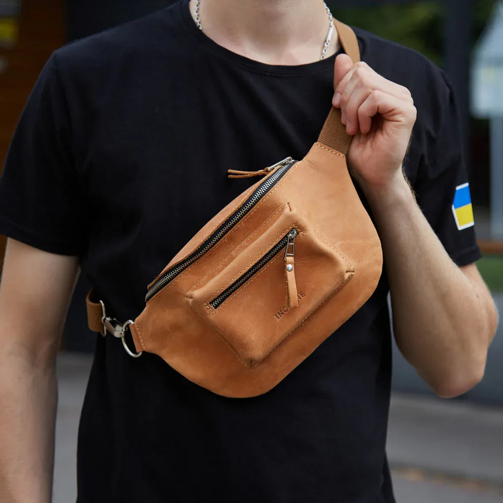 Beltee Leather Bum Bag - INCARNE® Global