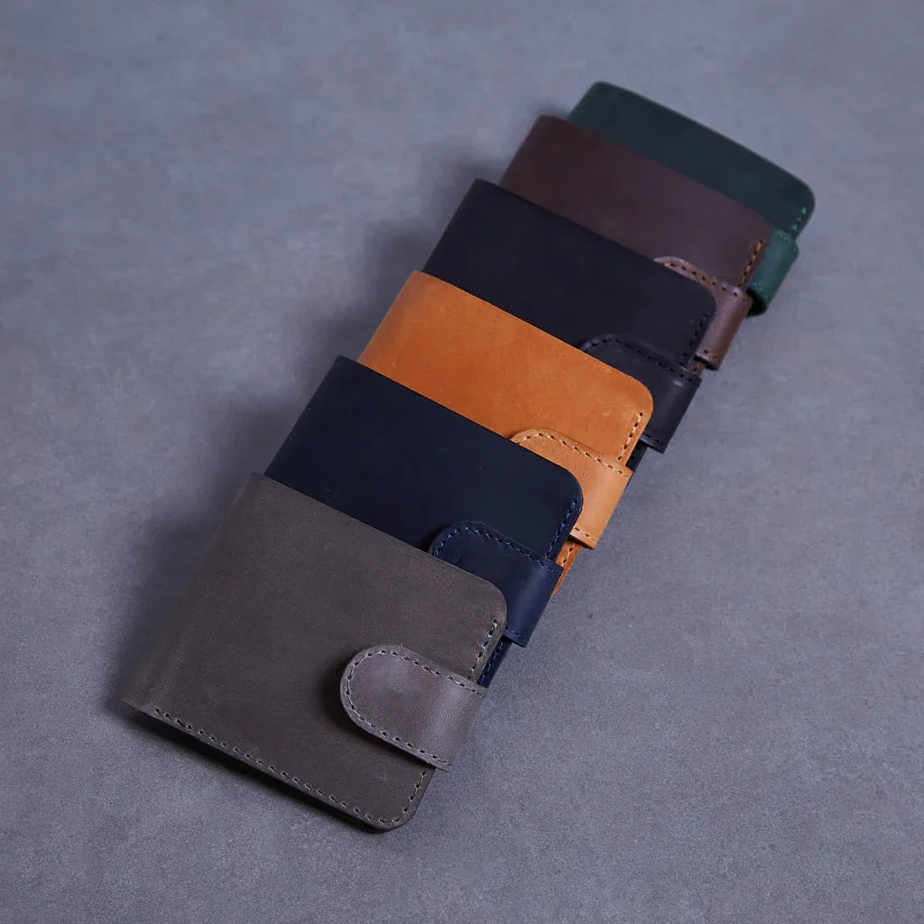 Mini Jack wallet made from vintage leather - INCARNE® Global