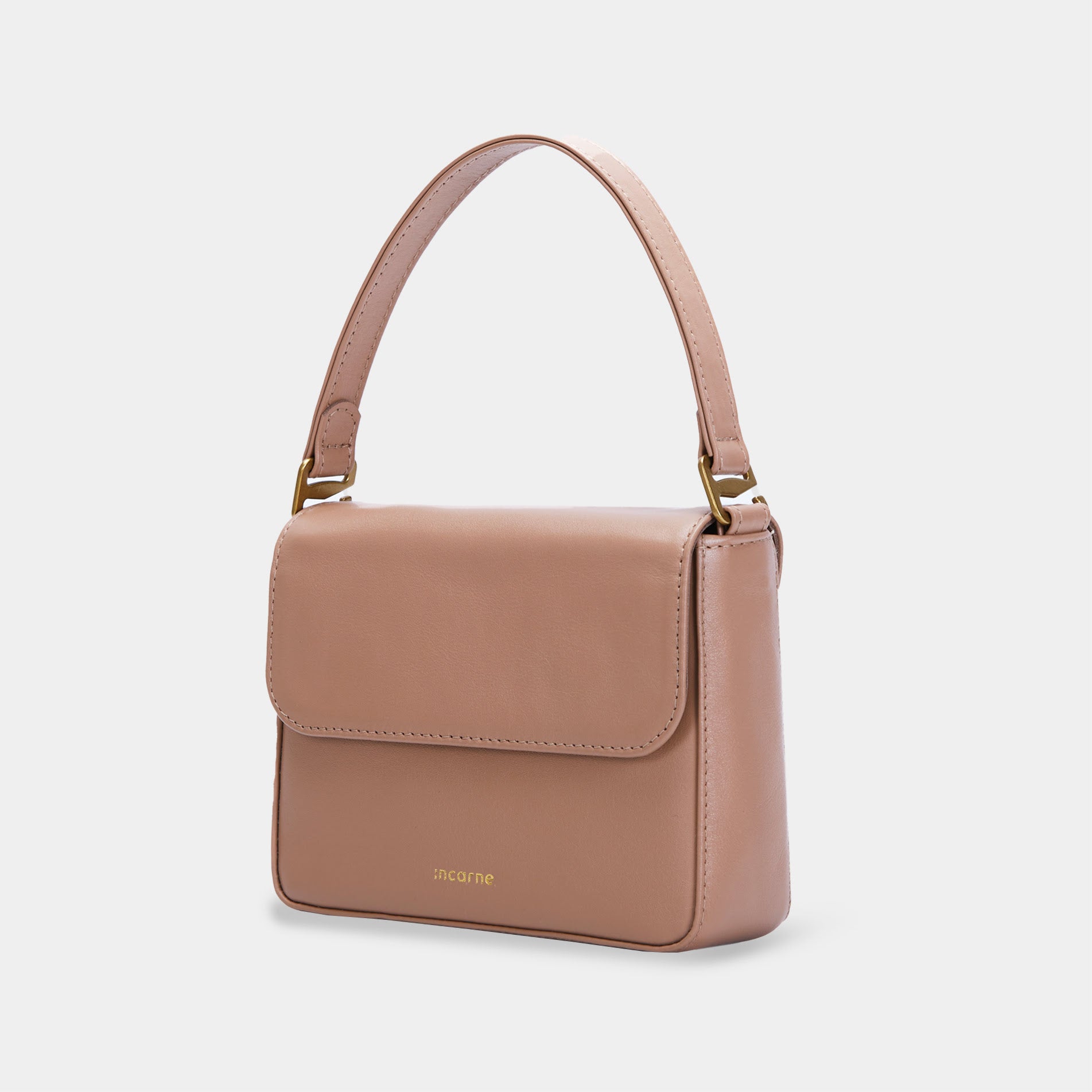 Elegancka damska torebka, Latte