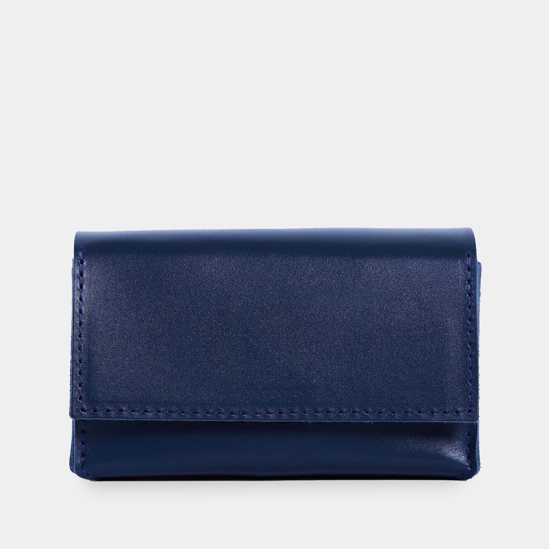 Horizontal tarot bag with magnetic clasp made from classic leather - INCARNE® Global