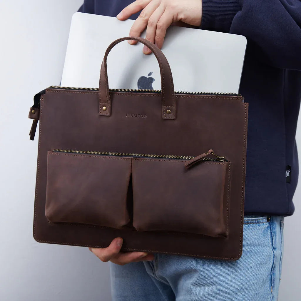 Brave Leather Laptop Sleeve - INCARNE® Global