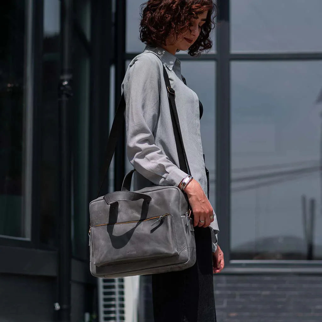 Biz Leather Laptop Bag - INCARNE® Global