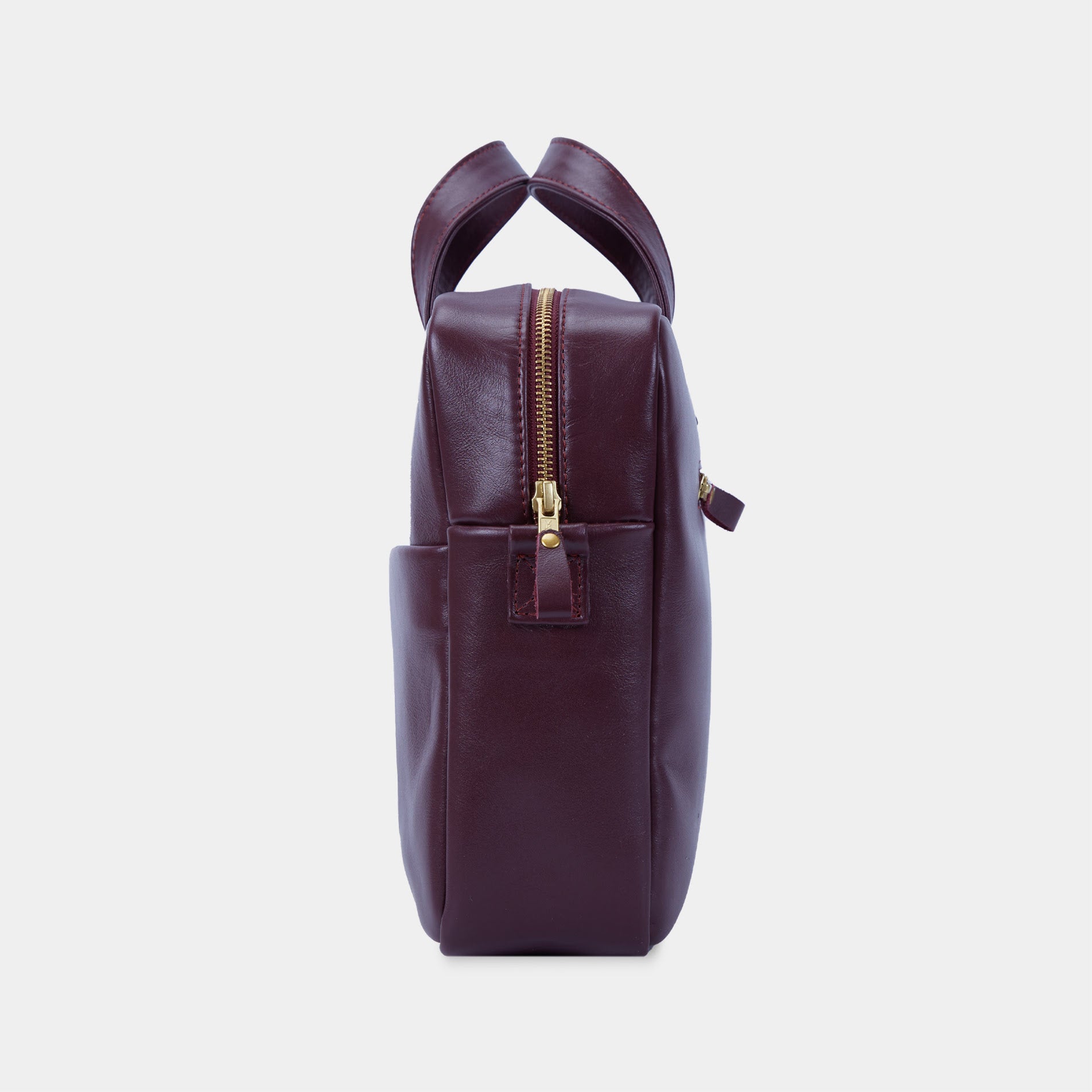 Brief Bag, Burgundy