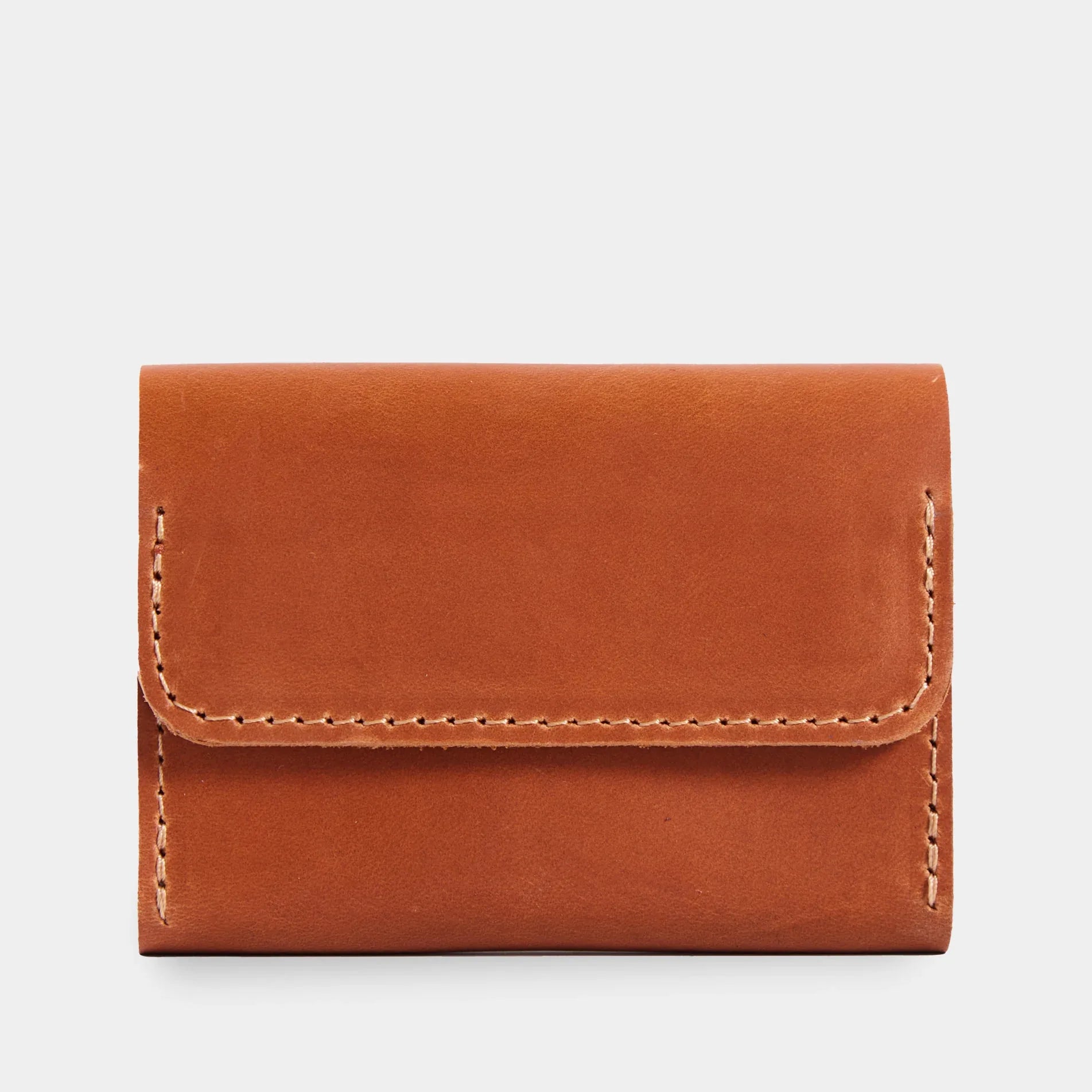 Lean compact wallet made of vintage leather - INCARNE® Global