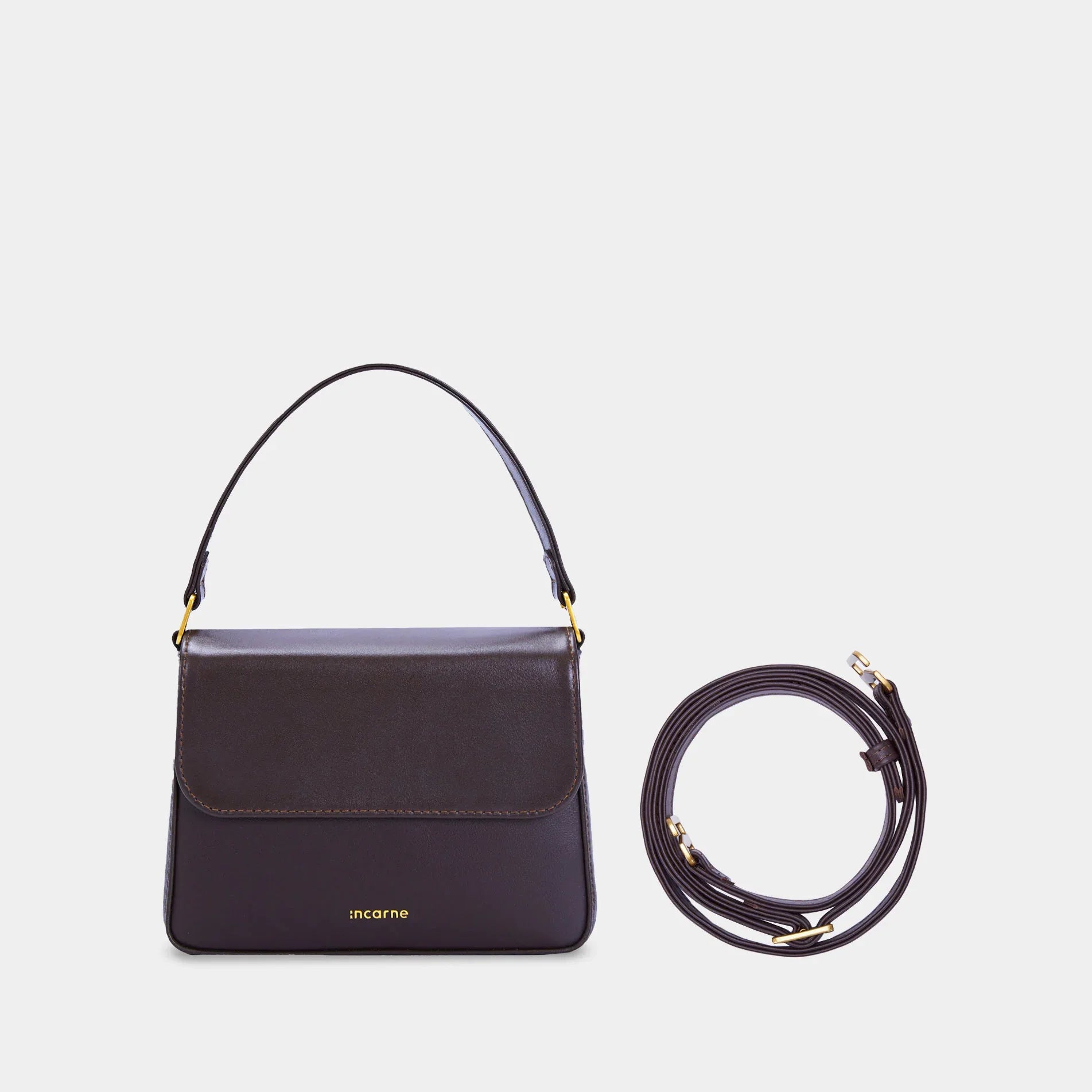 Fancy Women's Bag, Chocolate - INCARNE® Global