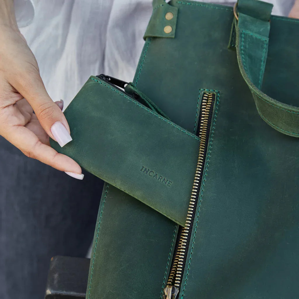 Leaf Leather Eyeglass Case - INCARNE® Global