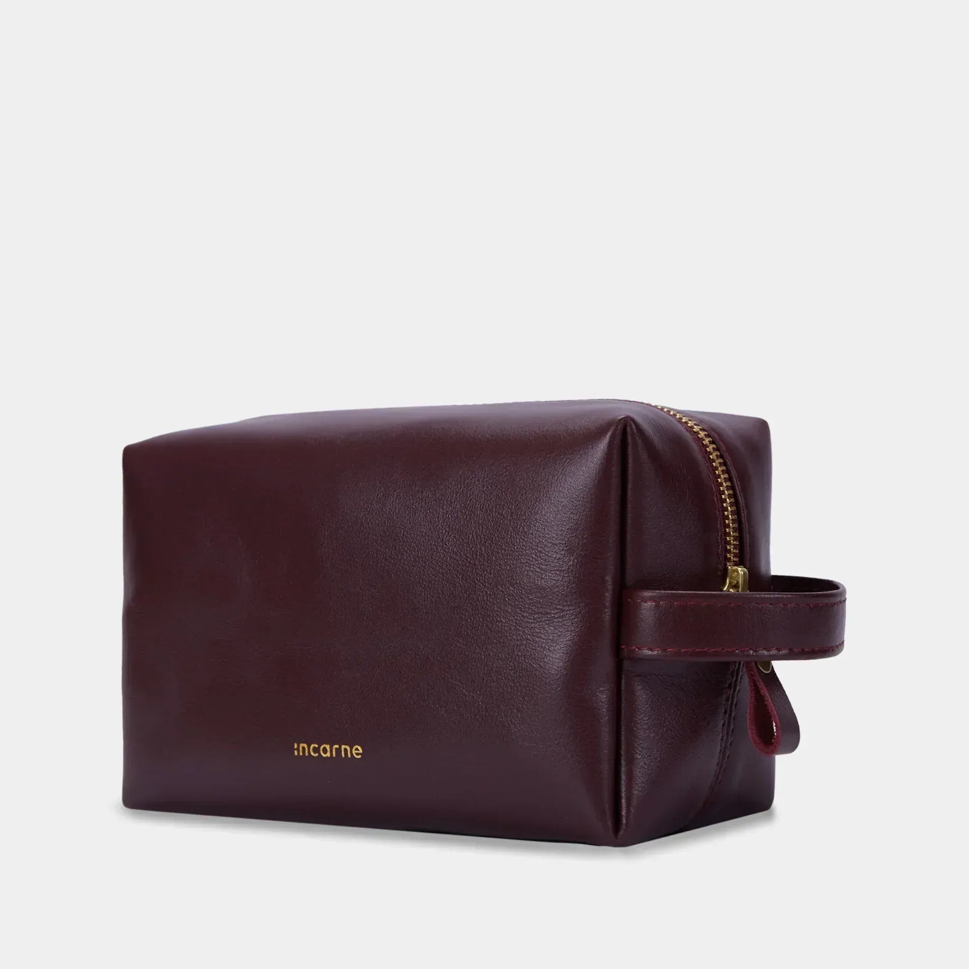 Mirage Large Cosmetic Bag, burgundy - INCARNE® Global