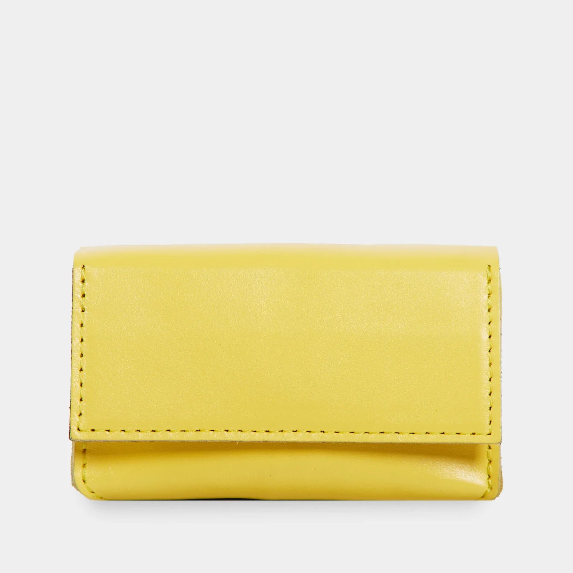 Horizontal tarot bag with magnetic clasp made from classic leather - INCARNE® Global