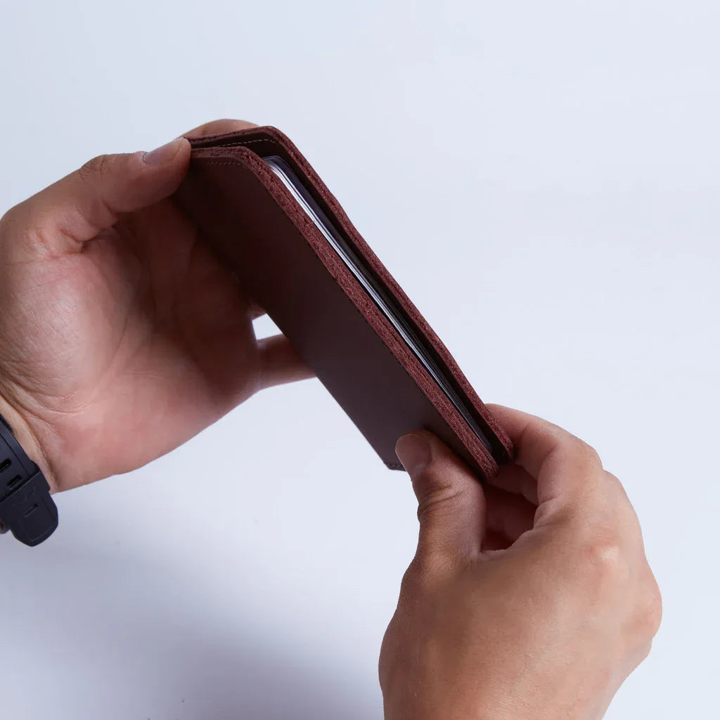 Passport Cover with Pockets Made from Classic Leather - INCARNE® Global