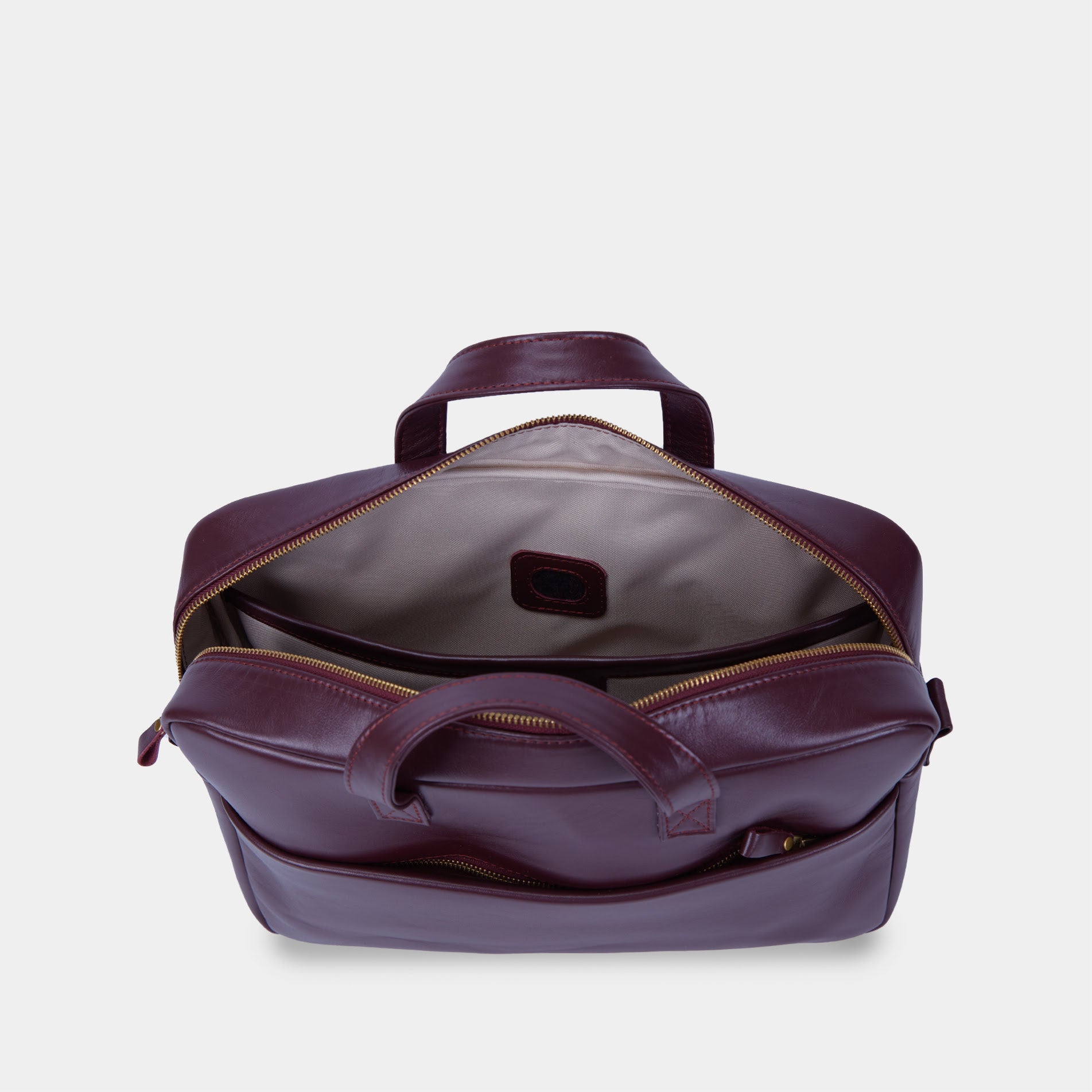 Brief Bag, Burgundy