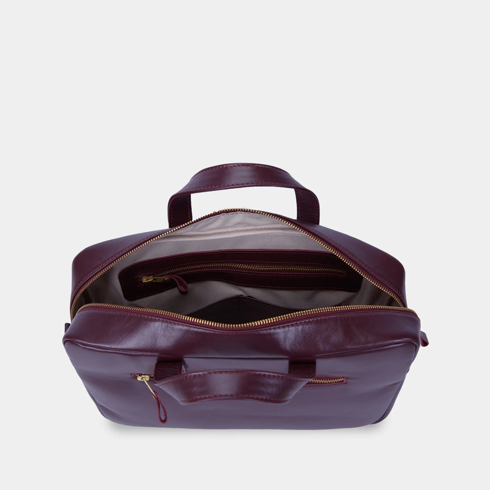 Brief Bag, Burgundy - INCARNE® Global