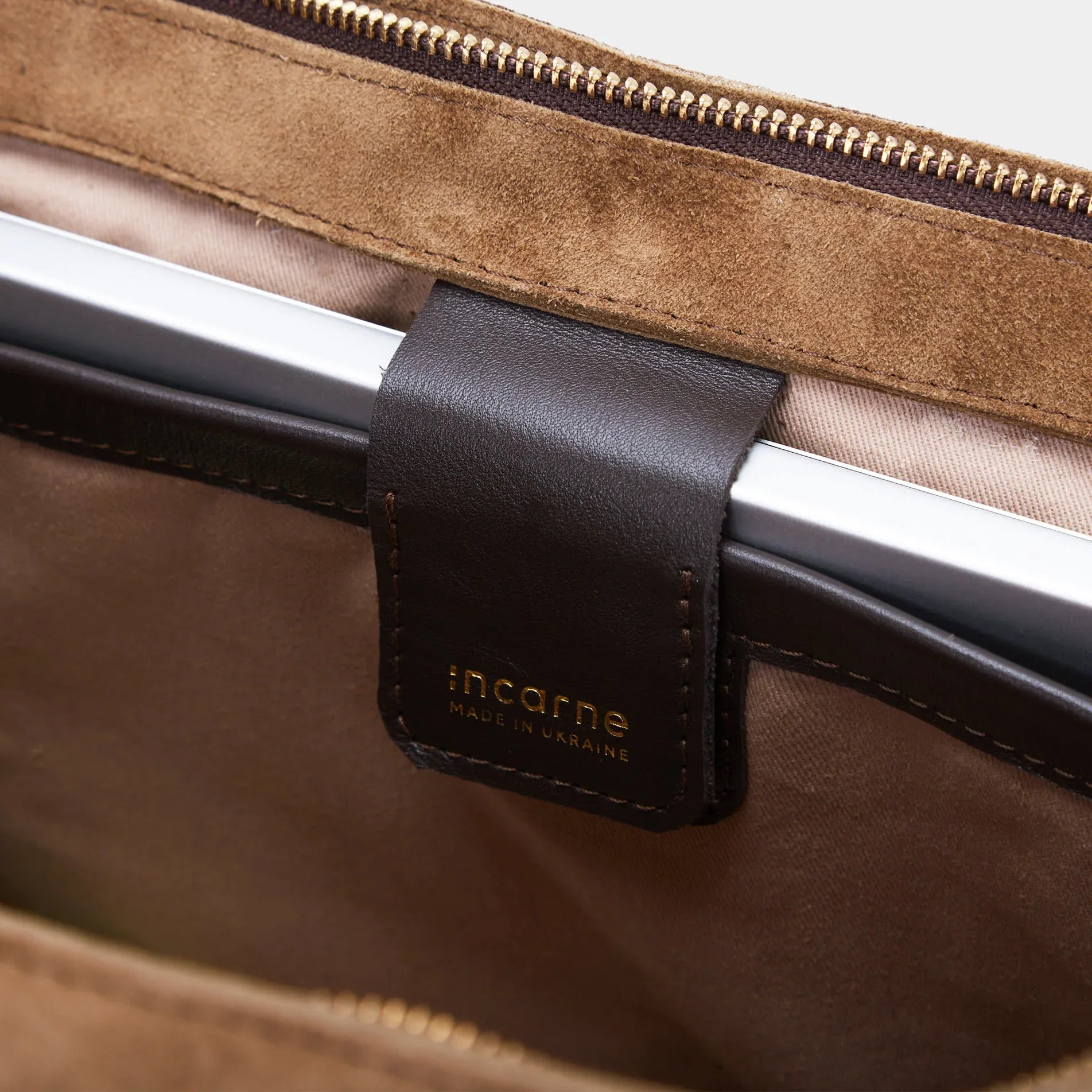 Emeli Bag, Rust (velour) - INCARNE® Global