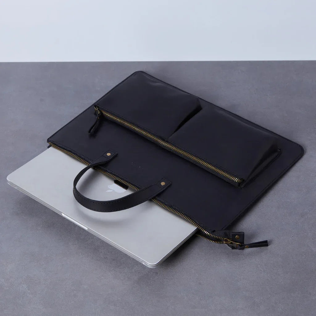 Brave Leather Laptop Sleeve - INCARNE® Global