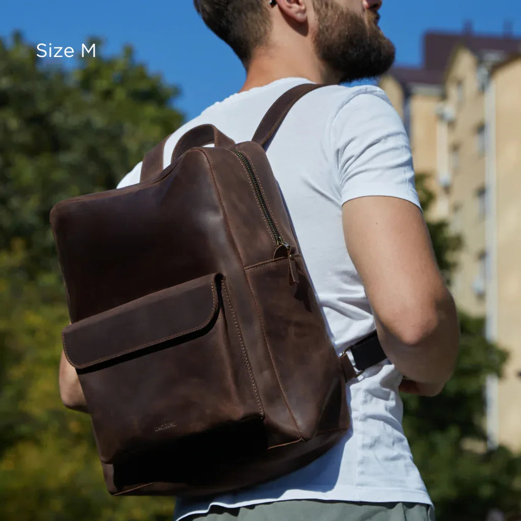 Leather backpack Factor - INCARNE® Global