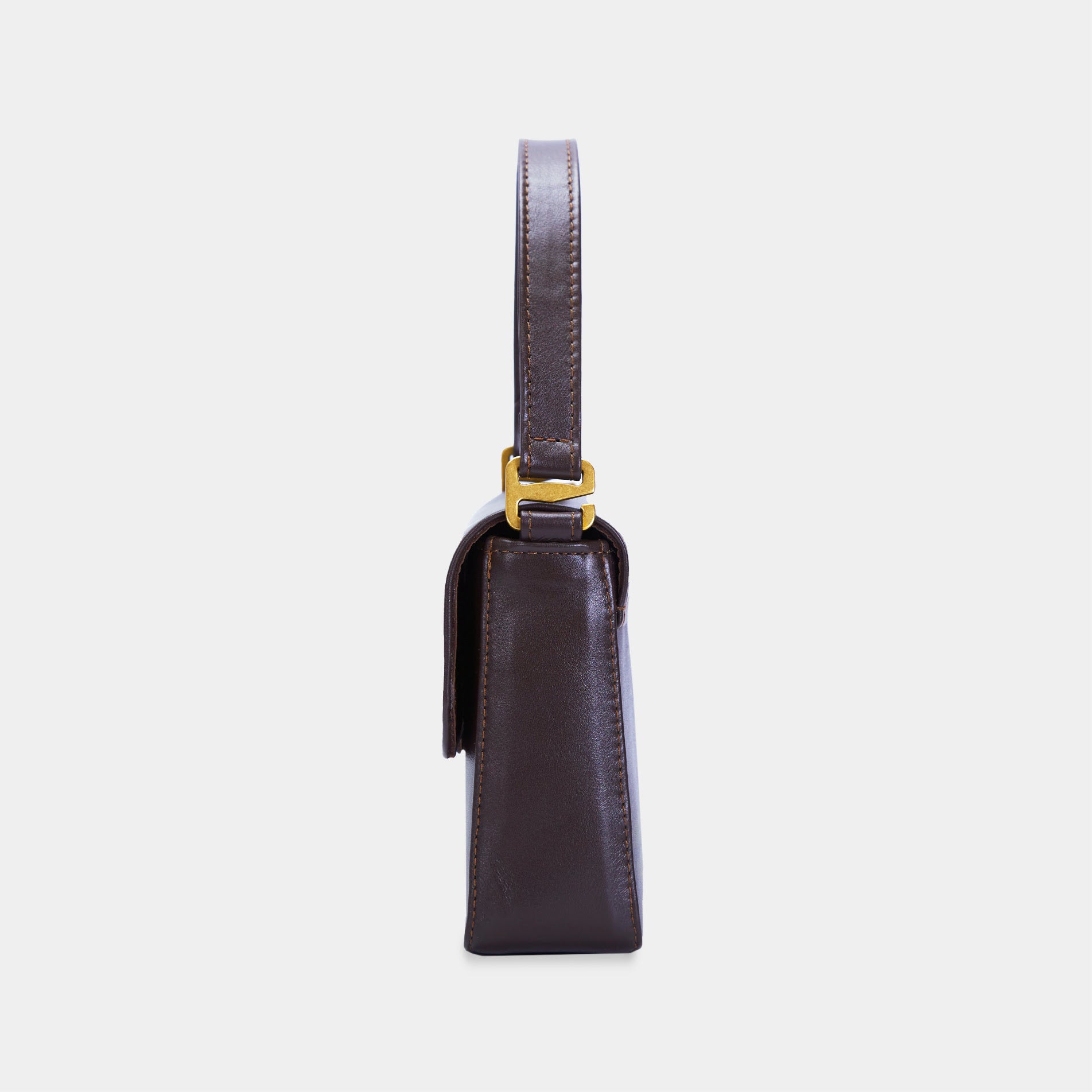 Elegantna ženska torba, čokoladna
