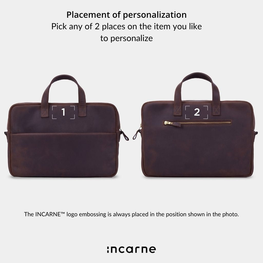 Brief Bag, Brown (vintage)