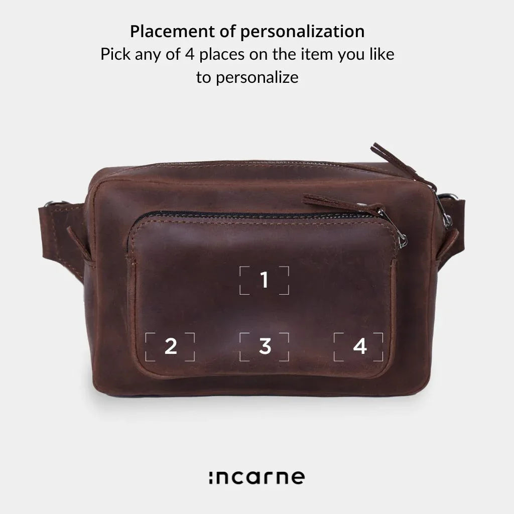 Couple Leather Bum Bag - INCARNE® Global