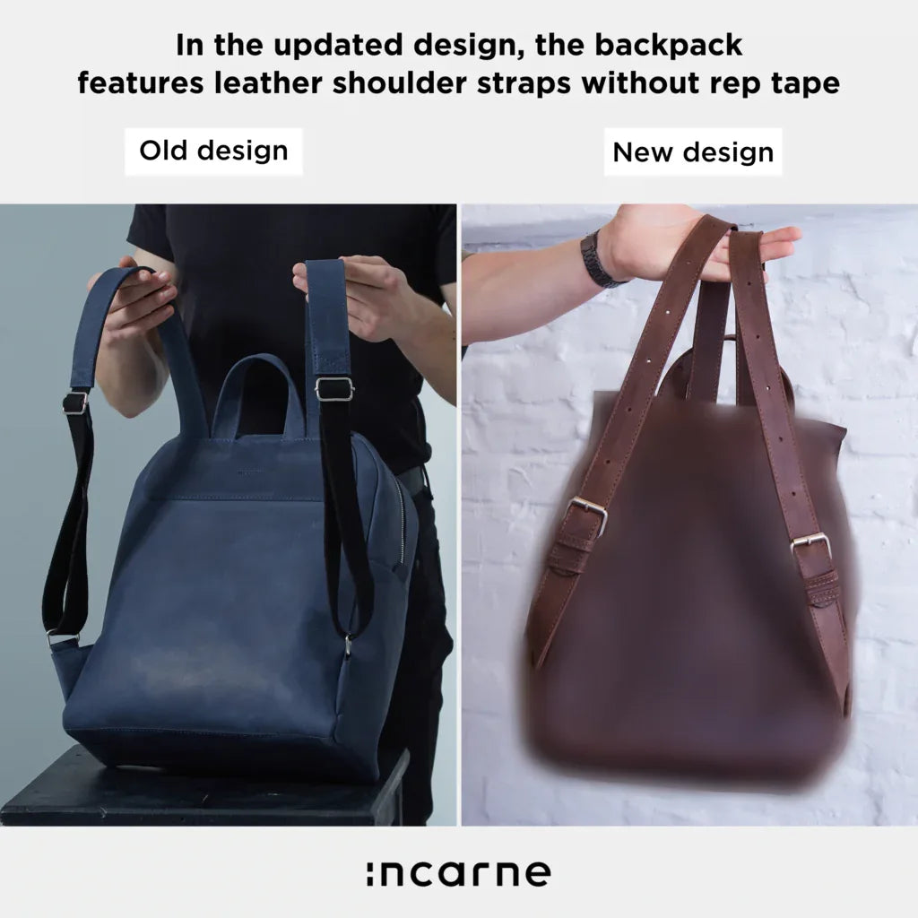 Leather backpack Factor - INCARNE® Global