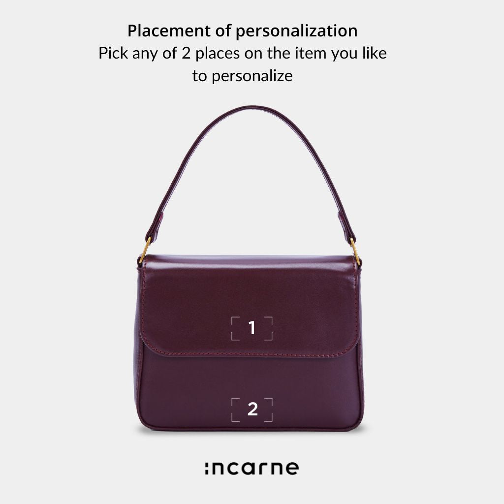 Geantă elegantă pentru femei, burgundia