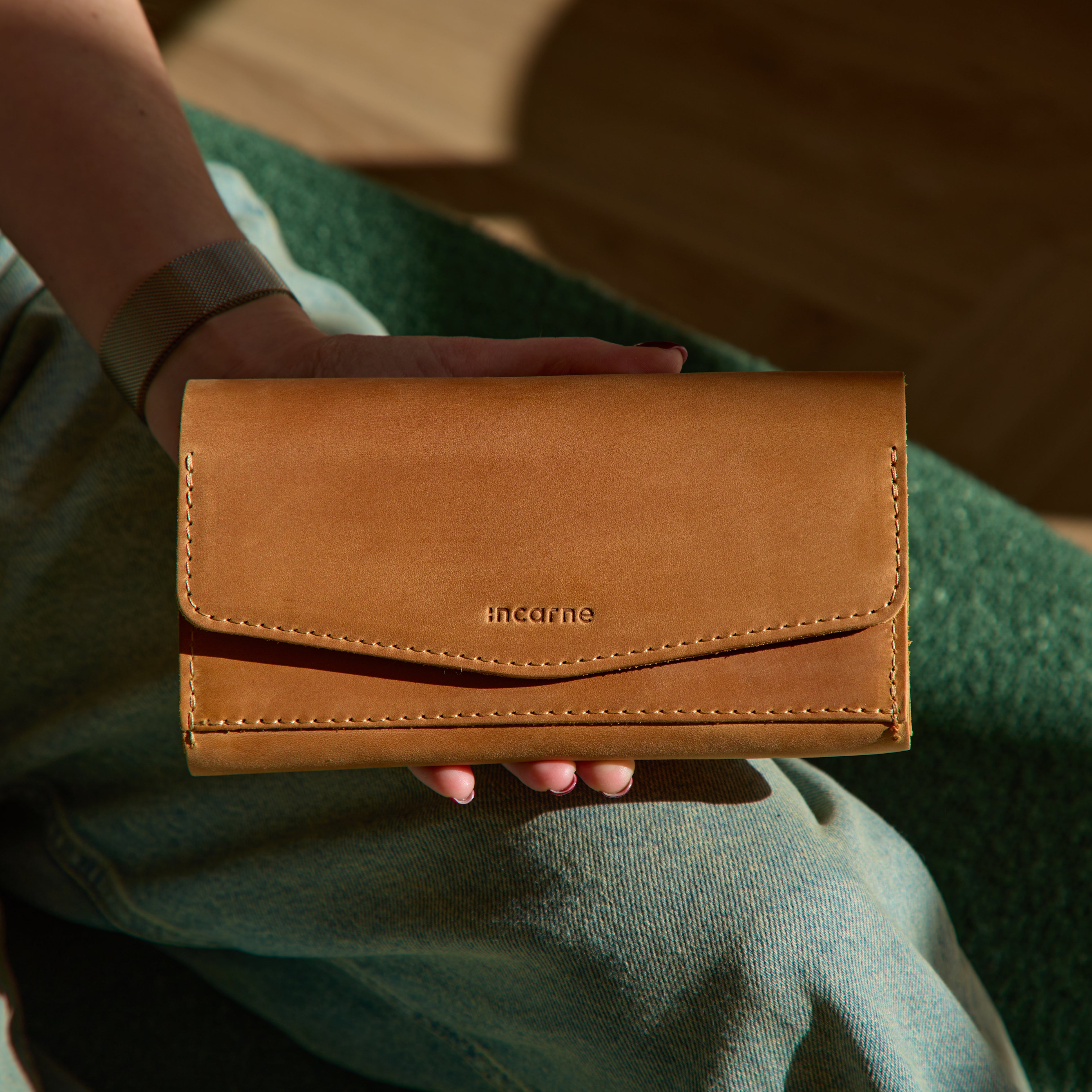Cartera simple tipo clutch