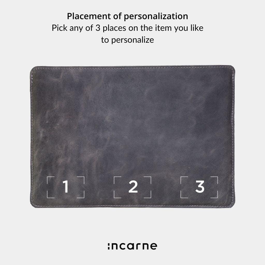 Gamma Plus Laptop Sleeve, Gray (vintage) - INCARNE® Global