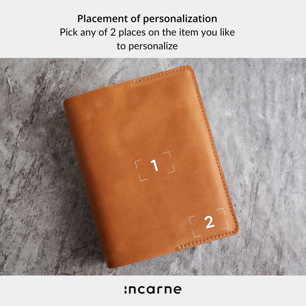 Funda de cuero de la Santa Biblia