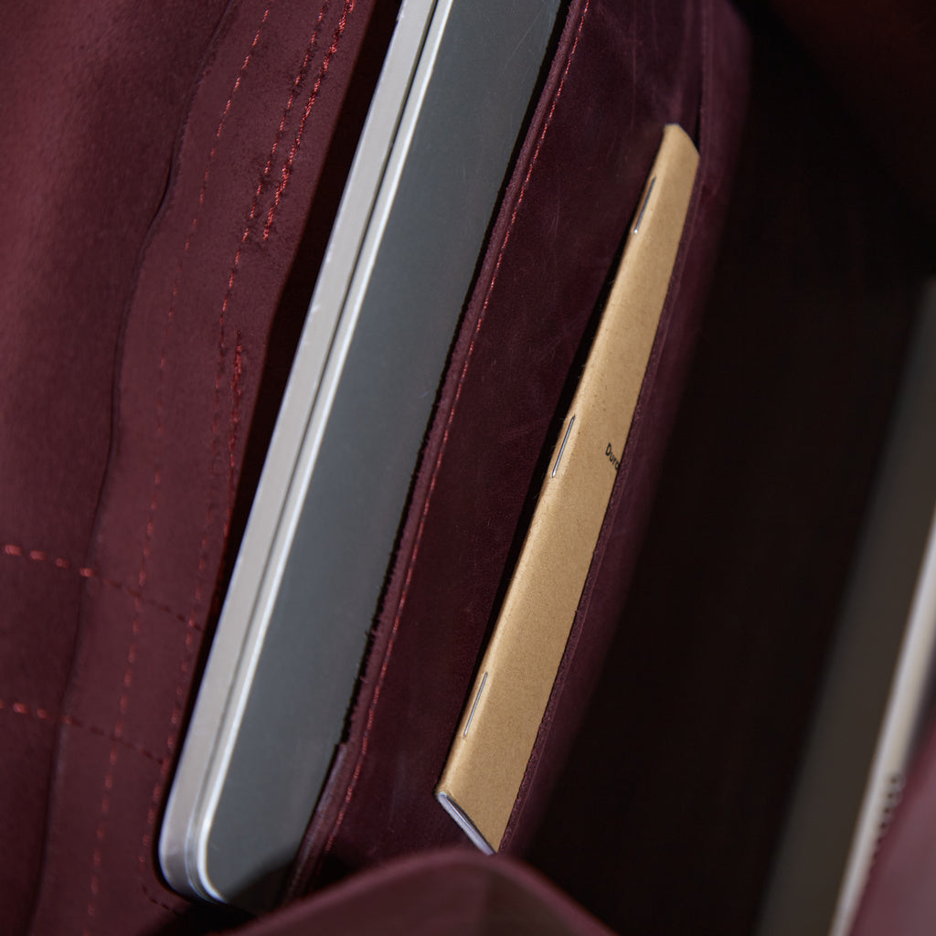 Gloria Lederrucksack mit Laptopfach