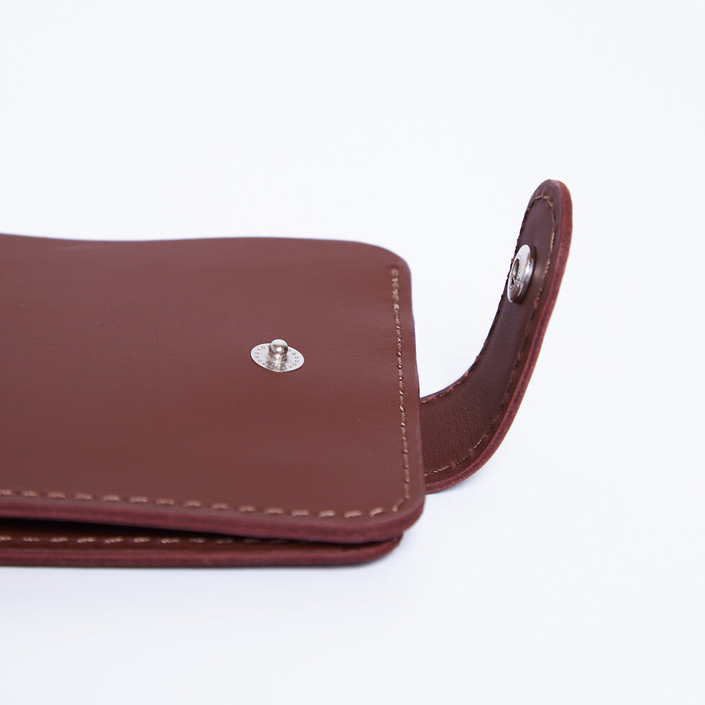 Mini Jack RFID-blocking wallet made from classic leather