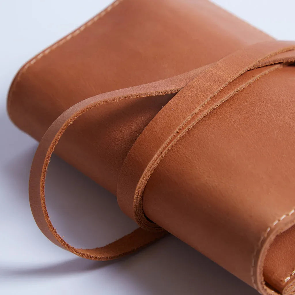 Beauty Weekend vintage leather jewelry organizer - INCARNE® Global