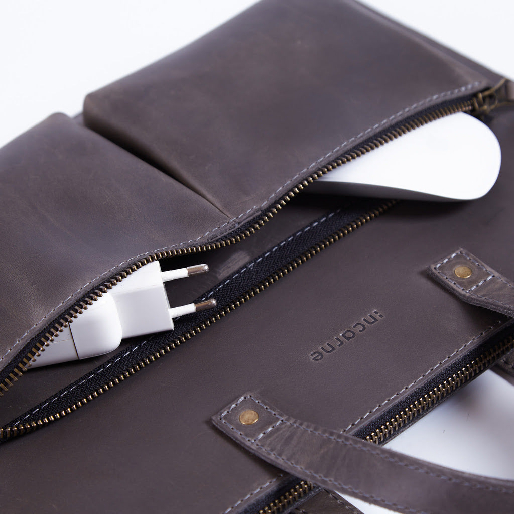 Brave Leather Laptop Sleeve - INCARNE® Global