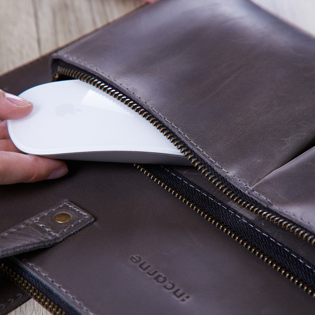 Brave Leather Laptop Sleeve - INCARNE® Global