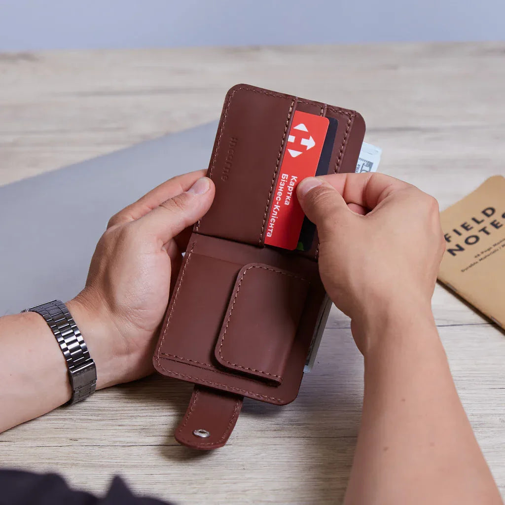 Mini Jack wallet made from classic leather - INCARNE® Global
