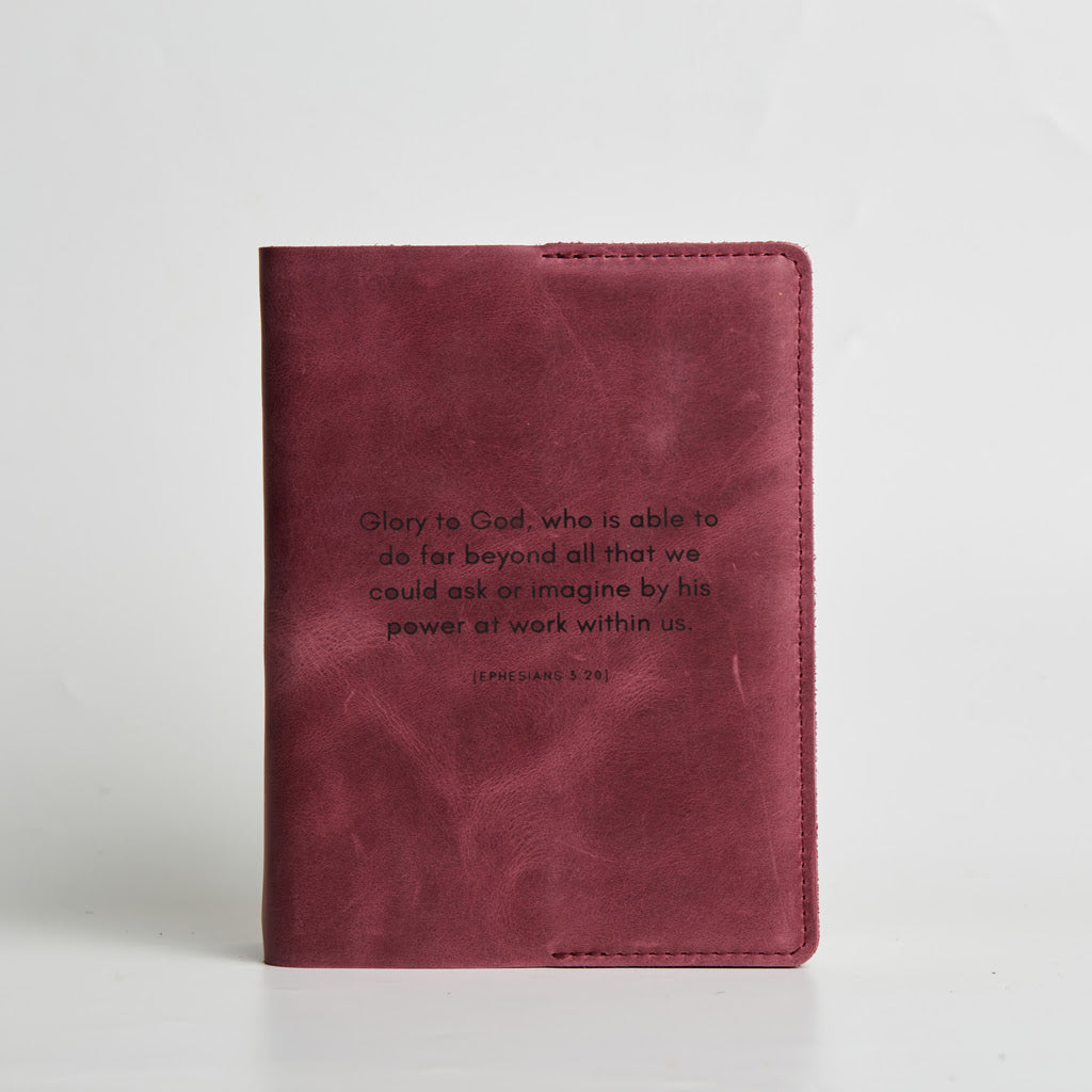 Funda de cuero de la Santa Biblia