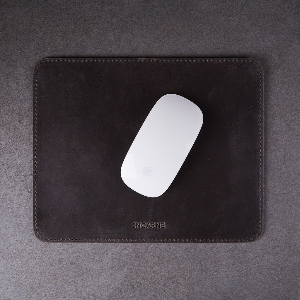 Mouspade en cuir mot