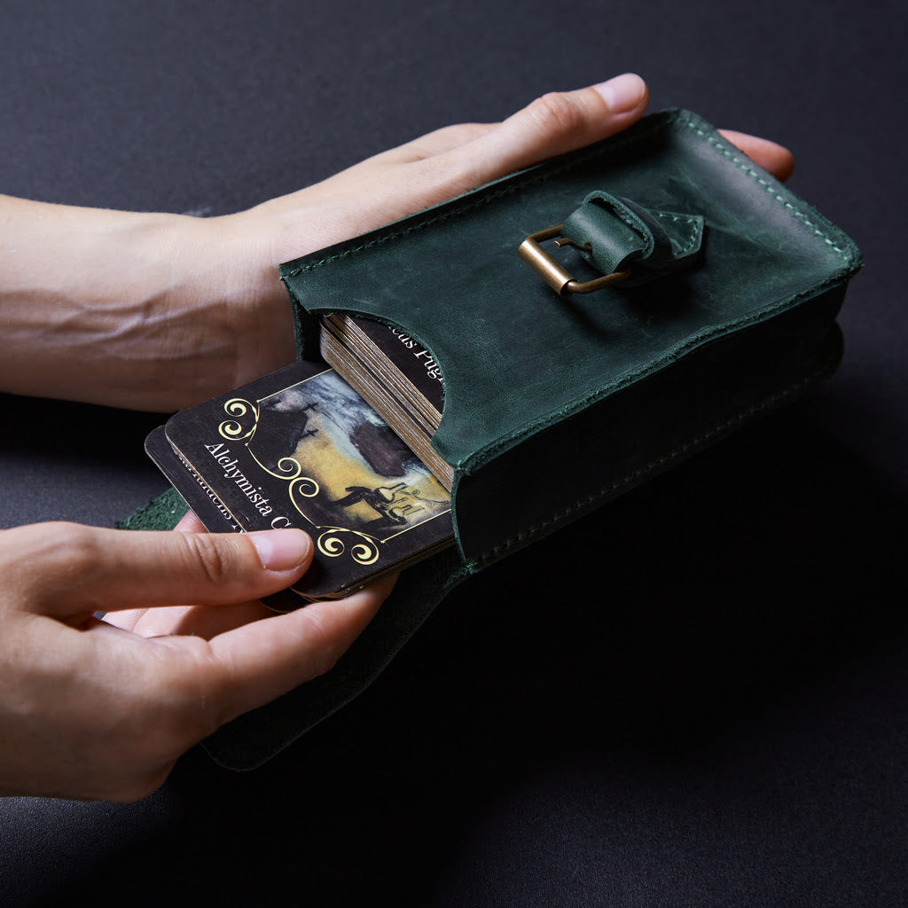 Leather Tarot Holder