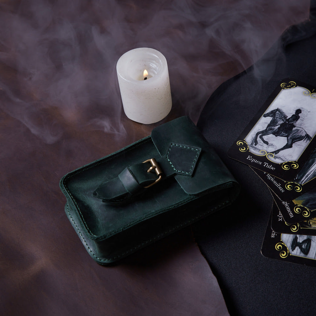 Leather Tarot Holder